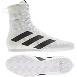 ADIDAS- BOX HOG 3 BOXING BOOTS White