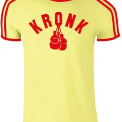 KRONK GLOVES VINTAGE YELLOW SLIM FIT TEE