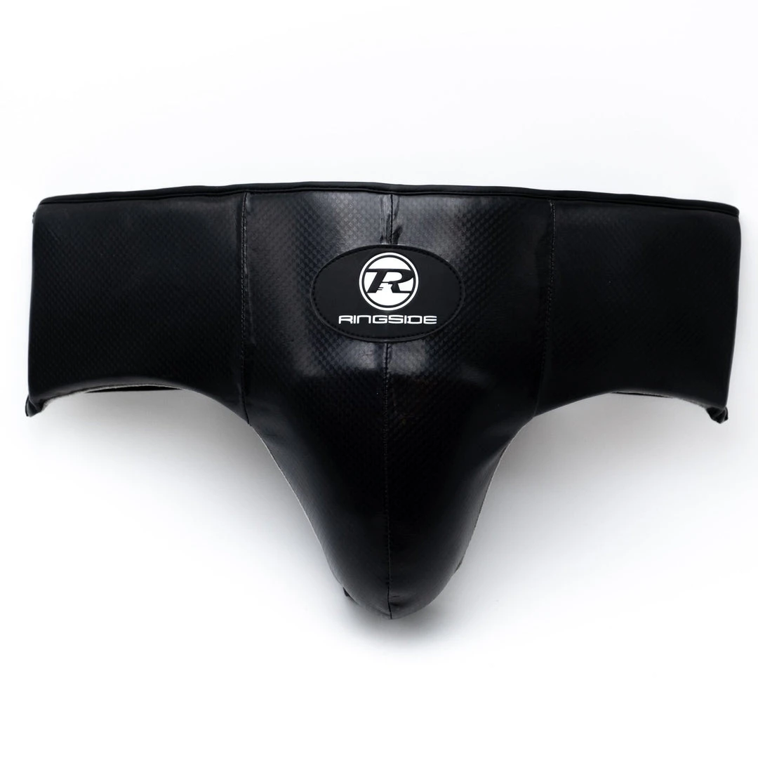 Ringside-Pro Fitness Groin Guard Synthetic Leather Black 1 Ringside-Pro Fitness Groin Guard Synthetic Leather Black