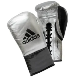 ADIADS ADIDAS ADISTAR 3.0 BBBC APPROVED PRO BOXING GLOVES/SILVER