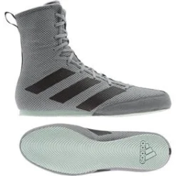 ADIADS ADIDAS- BOX HOG 3 BOXING BOOTS Grey