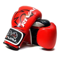 RIVAL- RB7 RED/BLACK FITNESS PLUS BAG GLOVES SENIOR GLOVES
