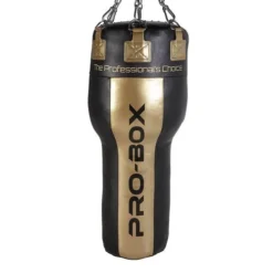 PROBOX-CHAMP 4FT ANGLE PUNCH BAG BLACK/GOLD