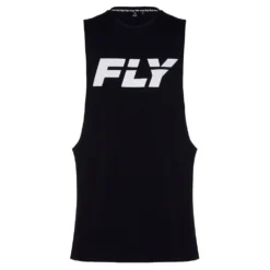 FLY-BIG LOGO TANK BLACK CLOTHING