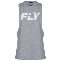 FLY-BIG LOGO TANK GREY CLOTHING