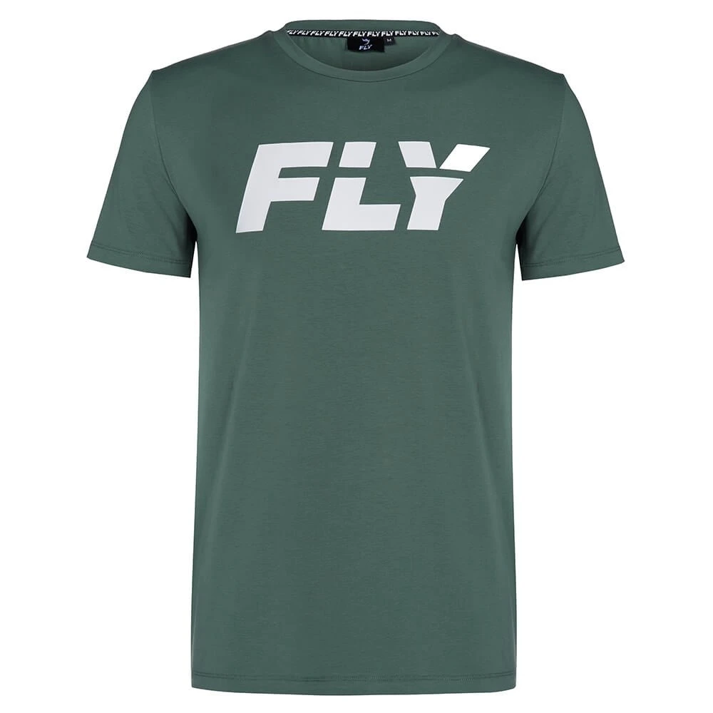 CLOTHING FLY-FLY BIG LOGO KHAKI TEE 1 CLOTHING FLY-FLY BIG LOGO KHAKI TEE