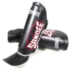 Champs Bxing Ltd SANDEE- Cool-Tec Black, White & Red Leather Boot Shinguard SHIN PROTECTION