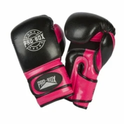 Champs Bxing Ltd JUNIOR GLOVES 4oz-8oz PROBOX-JUNIOR CHAMP SPAR' BLACK/FUCHSIA GLOVES