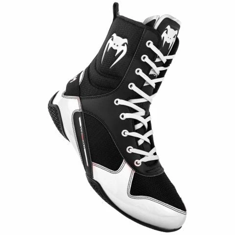 VENUM-ELITE BOXING BOOTS WHITE 1 VENUM-ELITE BOXING BOOTS WHITE