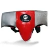 Champs Bxing Ltd HEAD & GROIN GUARDS RINGSIDE-Pro Fitness Red/Black/Silver Groin Guard Synthetic Leather