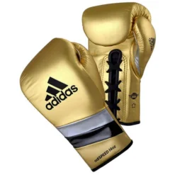 ADIADS ADIDAS ADISPEED 500 LACE BOXING GLOVES METALLIC