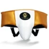 Champs Bxing Ltd HEAD & GROIN GUARDS RINGSIDE-Pro Fitness White/Black/Gold Groin Guard Synthetic Leather