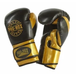 Champs Bxing Ltd PROBOX-CHAMP SPAR' BLACK/GOLD GLOVES