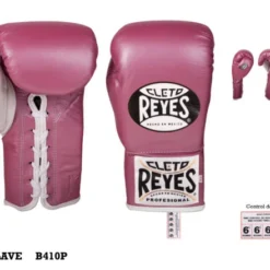 CLETO REYES-PINK 'Safetec' Pro Fight Boxing Gloves SENIOR GLOVES