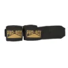 PROBOX-BLACK/GOLD AIBA SPEC STRETCH HAND WRAPS WRAPS & GEL PADS