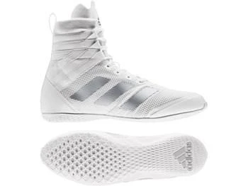 ADIDAS SPEEDEX 18 WHITE/SILVER BOXING BOOTS 2 ADIDAS SPEEDEX 18 WHITE/SILVER BOXING BOOTS