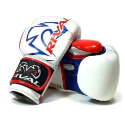 RIVAL-JUNIOR RB7 WHITE/RED/BLUE FITNESS PLUS BAG GLOVES