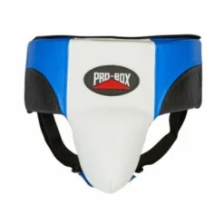 Champs Bxing Ltd PROBOX-PRO-SPAR Blue/White ABDO GUARD HEAD & GROIN GUARDS