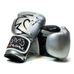 SENIOR GLOVES RIVAL- RB7 SILVER/BLACK FITNESS PLUS BAG GLOVES