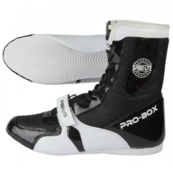 PROBOX-SPEED-LITE BLACK/WHITE BOXING BOOTS