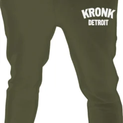 CLOTHING KRONK DETROIT APPLIQUE SHORTS MILITARY GREEN