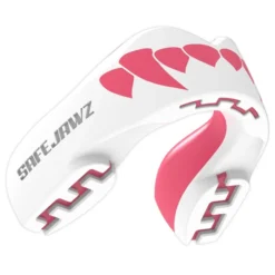 SAFEJAWZ® EXTRO SERIES SELF-FIT 'PINK FANGZ' MOUTHGUARD