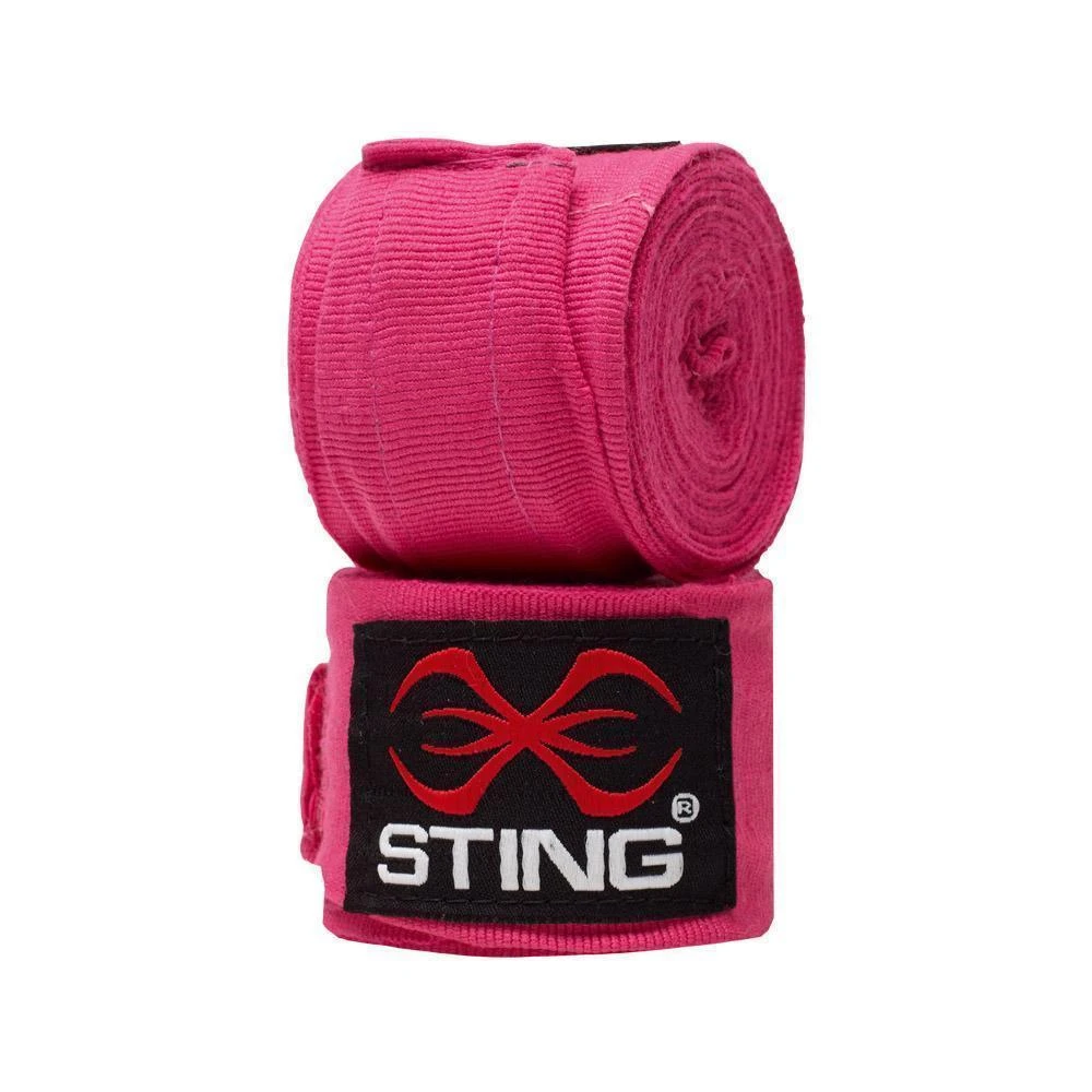 STING-PINK ELASTICISED HAND WRAP WRAPS & GEL PADS 1 STING-PINK ELASTICISED HAND WRAP WRAPS & GEL PADS