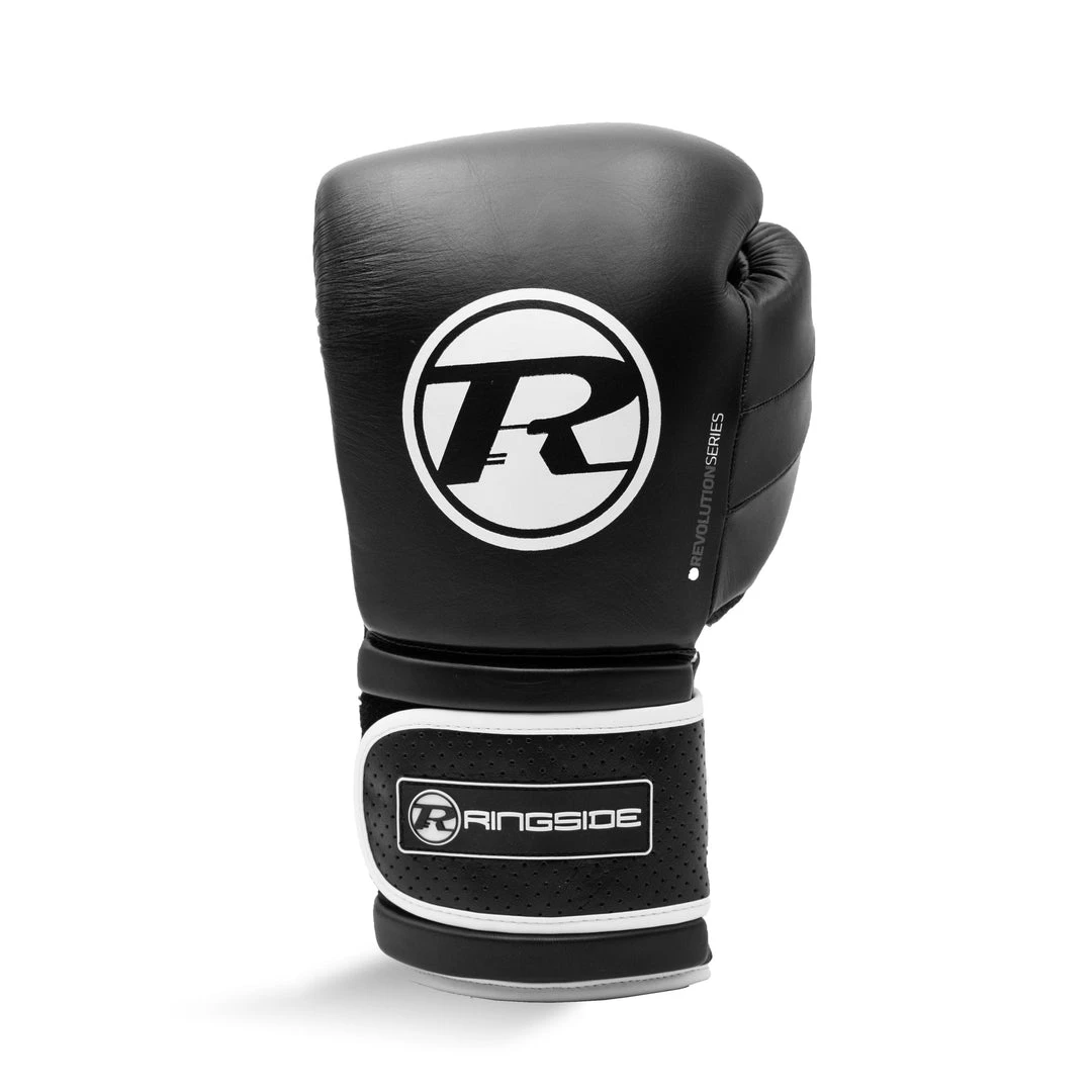 Champs Bxing SENIOR GLOVES RINGSIDE-New Revolution G2 Super Pro Spar Glove Strap Black / White 1 Champs Bxing SENIOR GLOVES RINGSIDE-New Revolution G2 Super Pro Spar Glove Strap Black / White