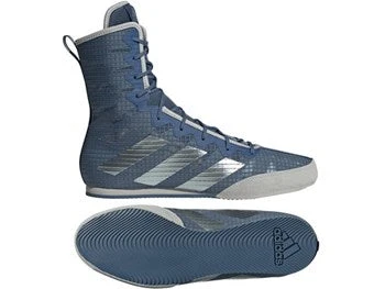 BOXING BOOTS Adidas-Box Hog 4 Blue Grey- 1 BOXING BOOTS Adidas-Box Hog 4 Blue Grey-