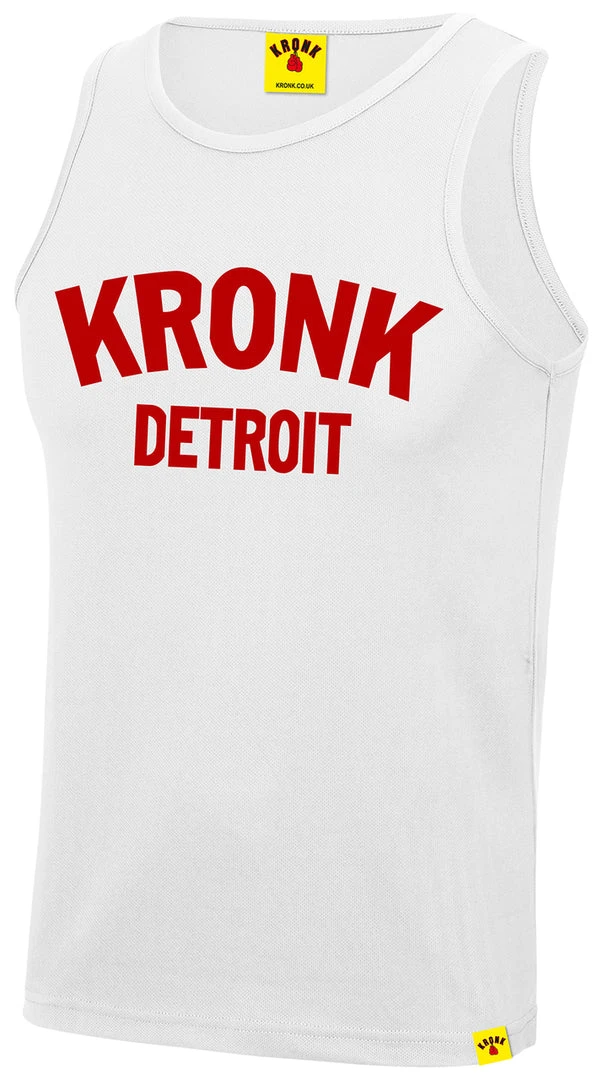 Champs Bxing Ltd KRONK-Detroit Training Vest White 1 Champs Bxing Ltd KRONK-Detroit Training Vest White