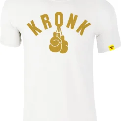Champs Bxing Ltd KRONK-One Colour Gloves Slim Fit T Shirt White