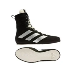 Adidas Box Hog 3 Boxing Boots – Black/Silver/White