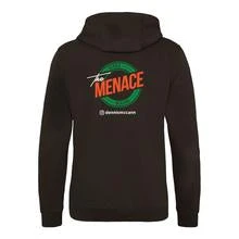 Dennis McCann CLOTHING Black 'MENACE' Hoodie