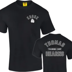 KRONK-Thomas Hearns Training Camp T Shirt Black CLOTHING
