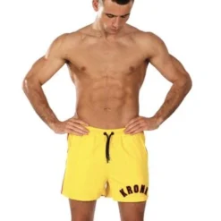 KRONK WAR SHORTS YELLOW CLOTHING