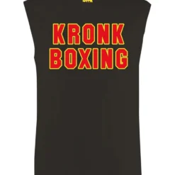 KRONK Boxing Sleeveless T Shirt Black