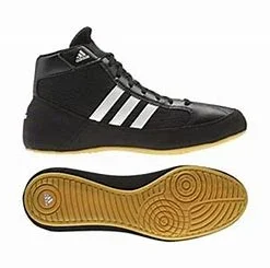 ADIDAS-JUNIOR BLACK HVC K BOXING BOOTS