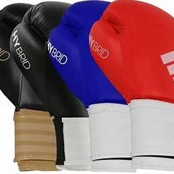 ADIDAS-Hybrid 100 BLACK/GOLD Boxing Gloves