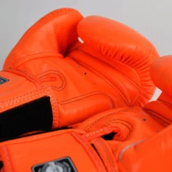 Twins Orange Velcro Boxing Gloves SENIOR GLOVES
