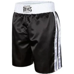 CLETO REYES SHORTS BLACK-WHITE TRIM CLOTHING
