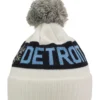 KRONK Detroit Snowflake Bobble Hat White CLOTHING