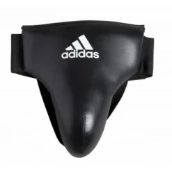 ADIDAS-Men's PU Groin Guard Black HEAD & GROIN GUARDS
