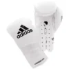 SENIOR GLOVES Adidas-AdiSpeed White Lace Boxing Gloves