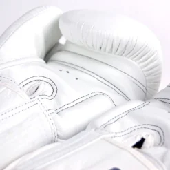 Twins White Velcro Boxing Gloves SENIOR GLOVES