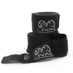 RIVAL-BLACK HAND WRAPS WRAPS & GEL PADS