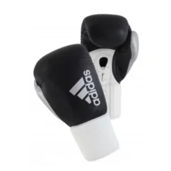 ADIDAS-HYBRID 400 PRO LACE BLACK/WHITE BOXING GLOVES