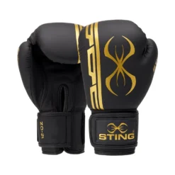 Champs Bxing SENIOR GLOVES STING-ARMAPLUS BLACK/GOLD TRAINING GLOVES