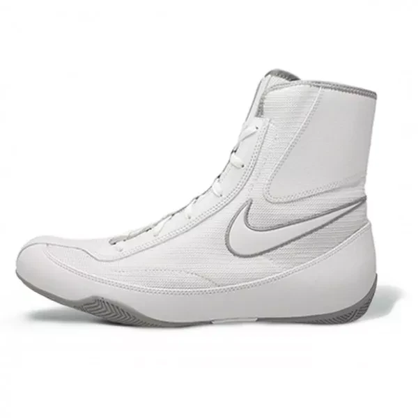 NIKE-MACHOMAI 2 BOXING BOOTS White/Grey 1 NIKE-MACHOMAI 2 BOXING BOOTS White/Grey