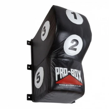 Champs Bxing PROBOX-BLACK-WHITE LEATHER UPPERCUT WALL PAD PUNCH BAGS