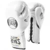 Champs Bxing Ltd SENIOR GLOVES CLETO REYES-WHITE 'Safetec' Pro Fight Boxing Gloves